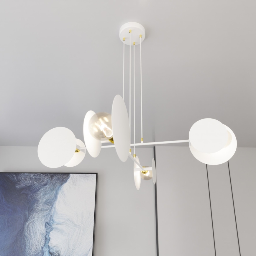Lühter IDEA 4xE27/15W/230V valge