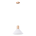 Lühter JAGA 1xE27/15W/230V d. 30 cm valge