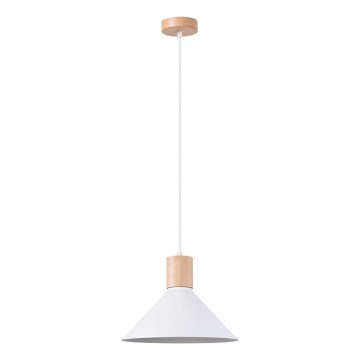 Lühter JAGA 1xE27/15W/230V d. 30 cm valge