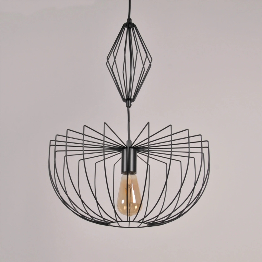 Lühter JASMINA 1xE27/20W/230V d. 40 cm must