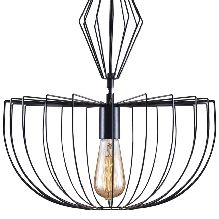 Lühter JASMINA 1xE27/20W/230V d. 40 cm must
