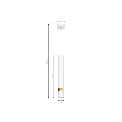 Lühter JOKER 1xGU10/25W/230V valge