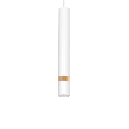 Lühter JOKER WHITE WOOD 1xGU10/8W/230V