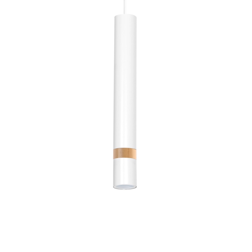 Lühter JOKER WHITE WOOD 1xGU10/8W/230V