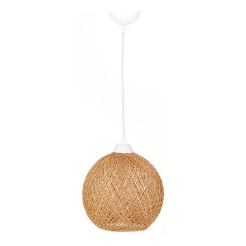 Lühter JUTE 1xE27/60W/230V beež