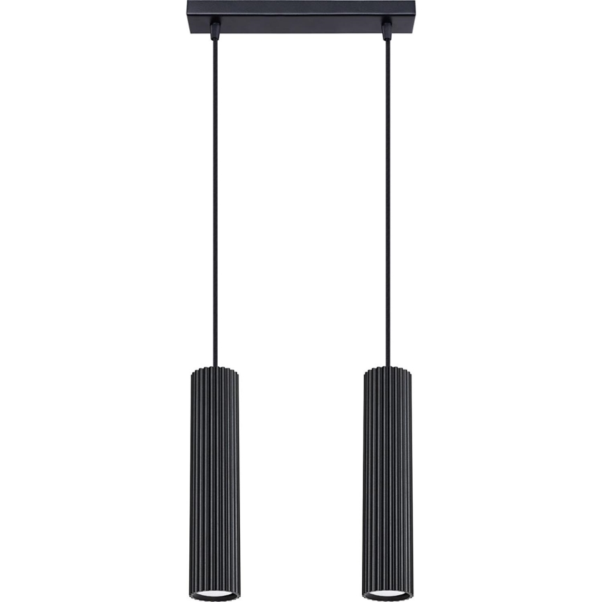 Lühter KARBON 2xGU10/10W/230V must