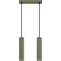 Lühter KARBON 2xGU10/10W/230V roheline