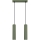 Lühter KARBON 2xGU10/10W/230V roheline