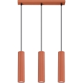 Lühter KARBON 3xGU10/10W/230V punane