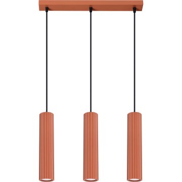 Lühter KARBON 3xGU10/10W/230V punane