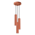 Lühter KARBON 3xGU10/10W/230V punane