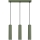 Lühter KARBON 3xGU10/10W/230V roheline