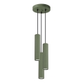 Lühter KARBON 3xGU10/10W/230V roheline