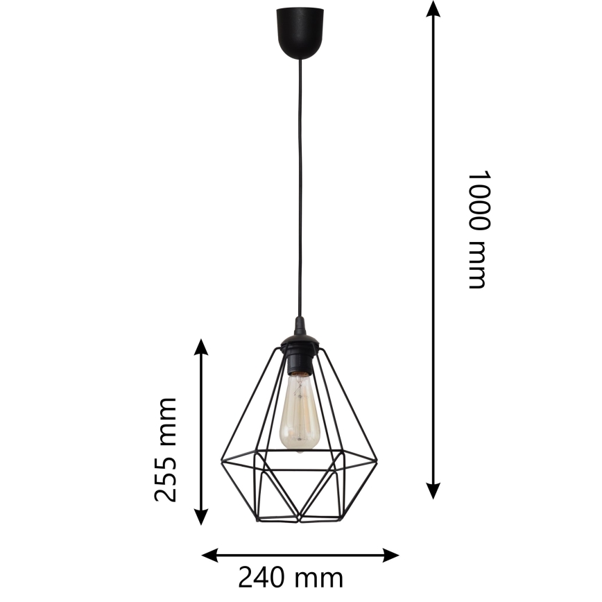 Lühter KARO 1xE27/15W/230V