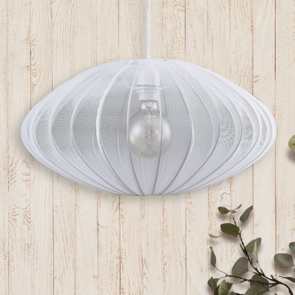 Lühter KINU 1xE27/20W/230V d. 50 cm valge