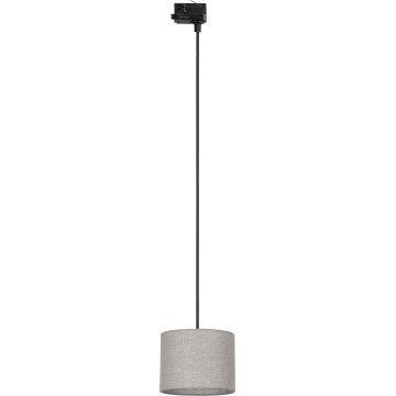 Lühter kolmefaasilisele rööbassüsteemile TRACER 1xE27/15W/230V d. 20 cm must/hall