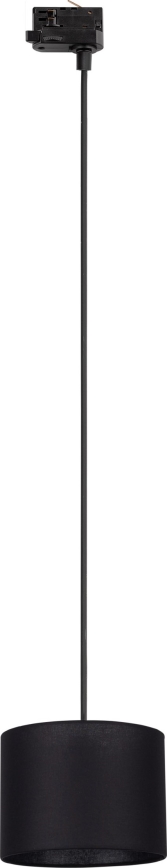 Lühter kolmefaasilisele rööbassüsteemile TRACER 1xE27/15W/230V d. 20 cm must