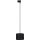 Lühter kolmefaasilisele rööbassüsteemile TRACER 1xE27/15W/230V d. 20 cm must