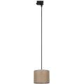 Lühter kolmefaasilisele rööbassüsteemile TRACER 1xE27/15W/230V d. 20 cm must/pruun