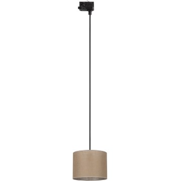 Lühter kolmefaasilisele rööbassüsteemile TRACER 1xE27/15W/230V d. 20 cm must/pruun