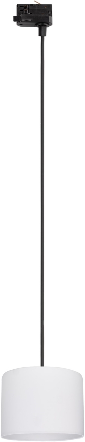 Lühter kolmefaasilisele rööbassüsteemile TRACER 1xE27/15W/230V d. 20 cm must/valge