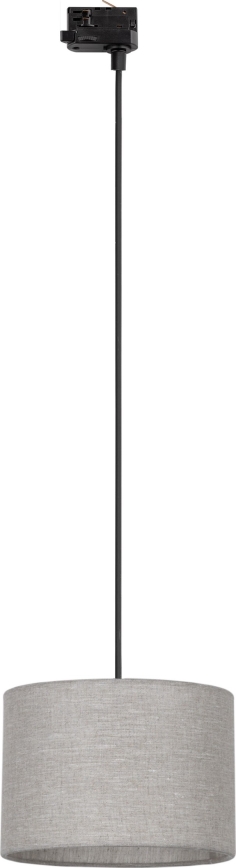 Lühter kolmefaasilisele rööbassüsteemile TRACER 1xE27/15W/230V d. 30 cm must/hall