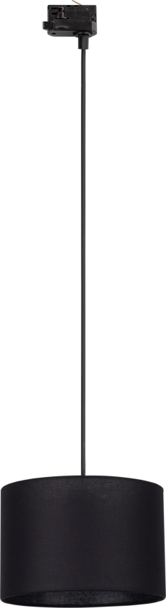 Lühter kolmefaasilisele rööbassüsteemile TRACER 1xE27/15W/230V d. 30 cm must