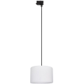 Lühter kolmefaasilisele rööbassüsteemile TRACER 1xE27/15W/230V d. 30 cm must/valge