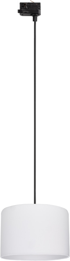 Lühter kolmefaasilisele rööbassüsteemile TRACER 1xE27/15W/230V d. 30 cm must/valge