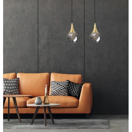 Lühter LACRIMA SMOKY 2xE27/60W/230V