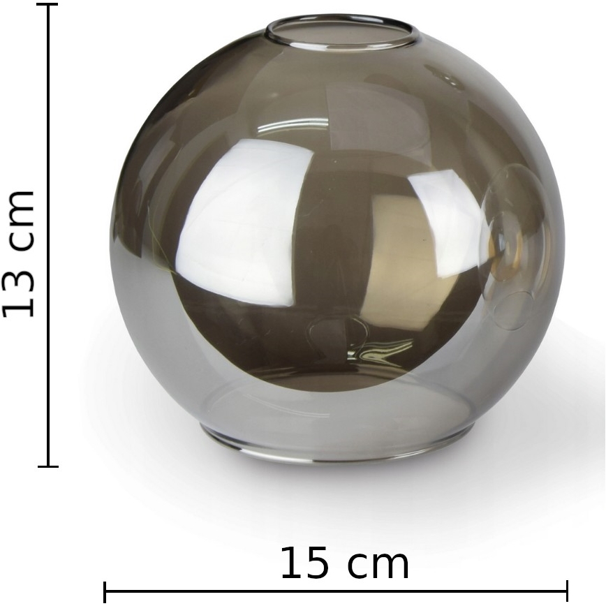 Lühter LACRIMA SMOKY 3xE27/60W/230V