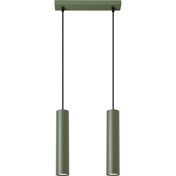 Lühter LAGOS 2xGU10/10W/230V roheline