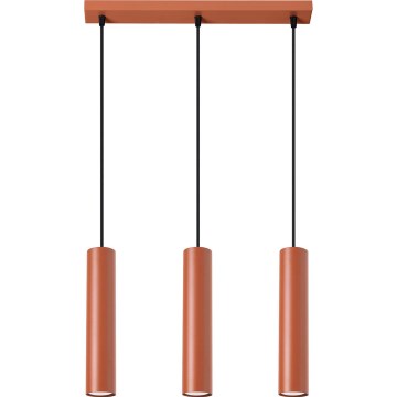 Lühter LAGOS 3xGU10/10W/230V punane