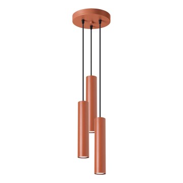 Lühter LAGOS 3xGU10/10W/230V punane