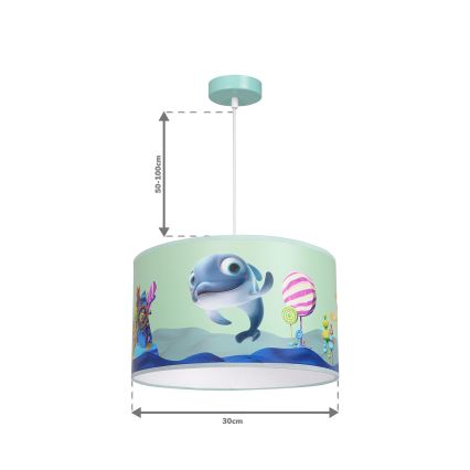 Lühter lastele DOLPHIN 1xE27/60W/230V