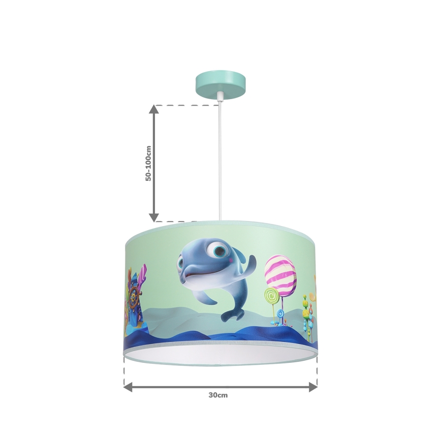 Lühter lastele DOLPHIN 1xE27/60W/230V