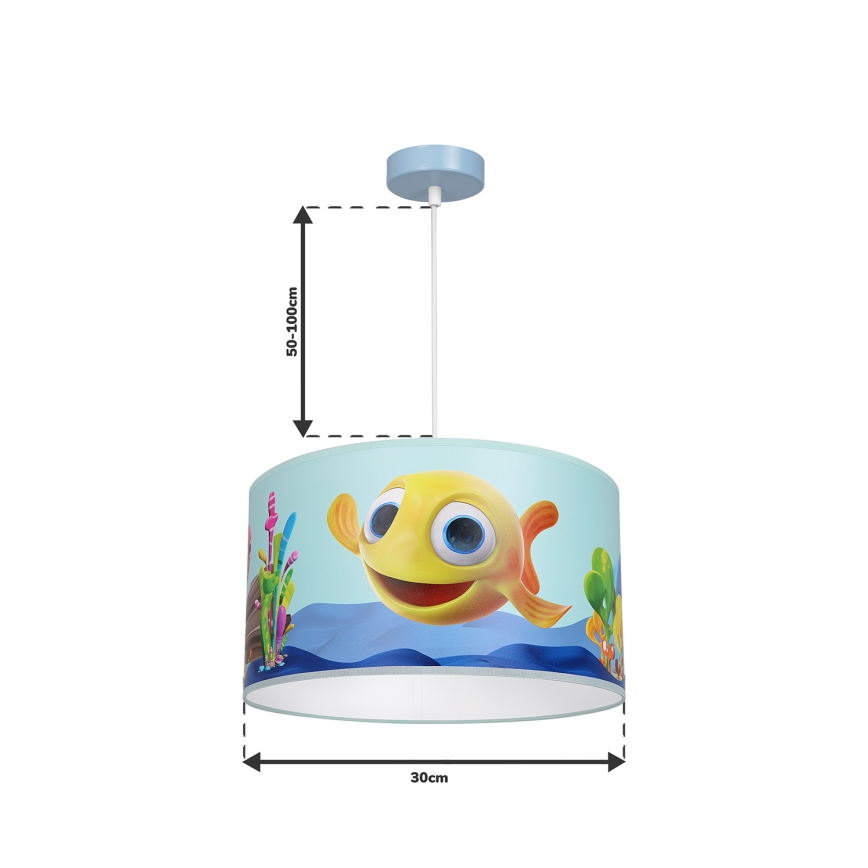 Lühter lastele FISH 1xE27/60W/230V