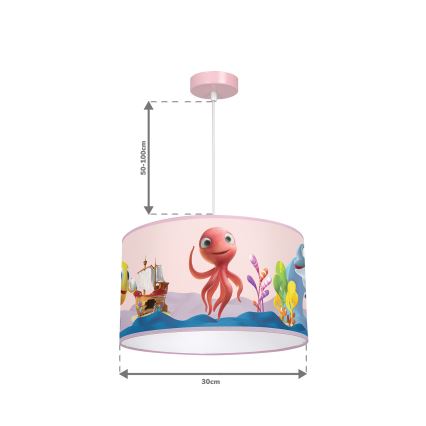 Lühter lastele OCTOPUS 1xE27/60W/230V