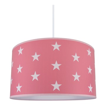 Lühter lastele STARS PINK 1xE27/60W/230V