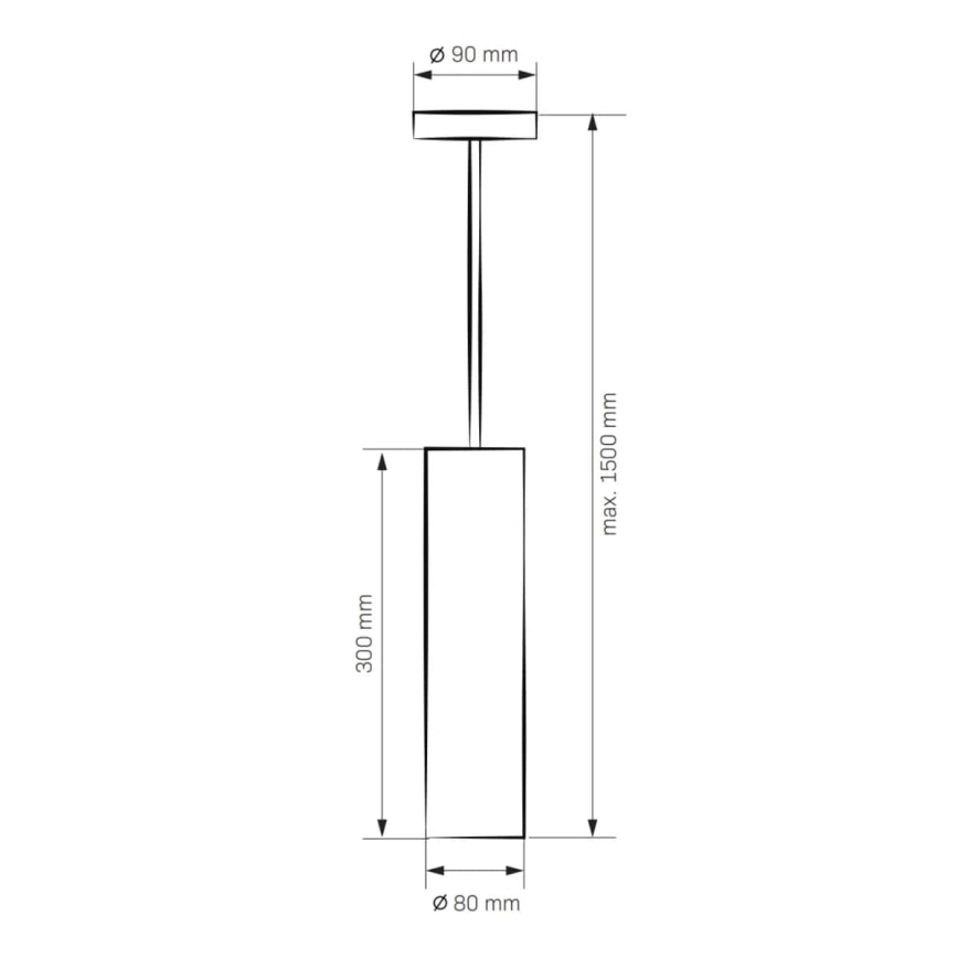 Lühter LATI 1xGU10/8W/230V must