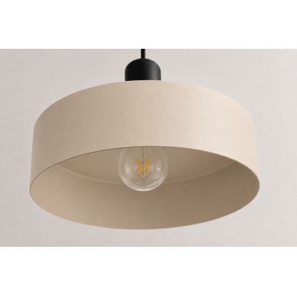 Lühter LATTE 3xE27/60W/230V beež/must