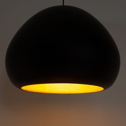 Lühter LAVA 1xE27/15W/230V must/kuldne