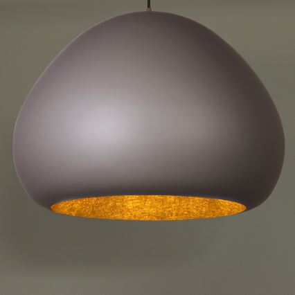 Lühter LAVA 1xE27/15W/230V taupe/kuldne