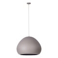 Lühter LAVA 1xE27/15W/230V taupe/must