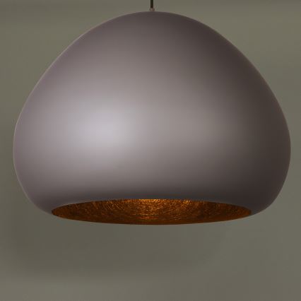 Lühter LAVA 1xE27/15W/230V taupe/must