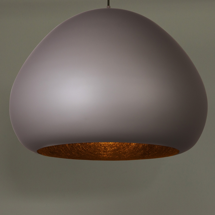 Lühter LAVA 1xE27/15W/230V taupe/must
