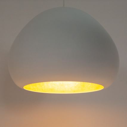 Lühter LAVA 1xE27/15W/230V valge/kuldne