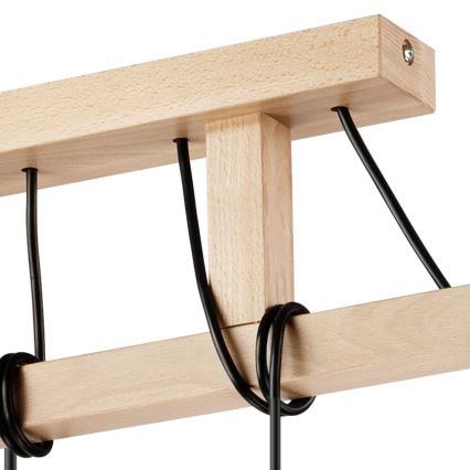Lühter LEON 5xE27/60W/230V pöök