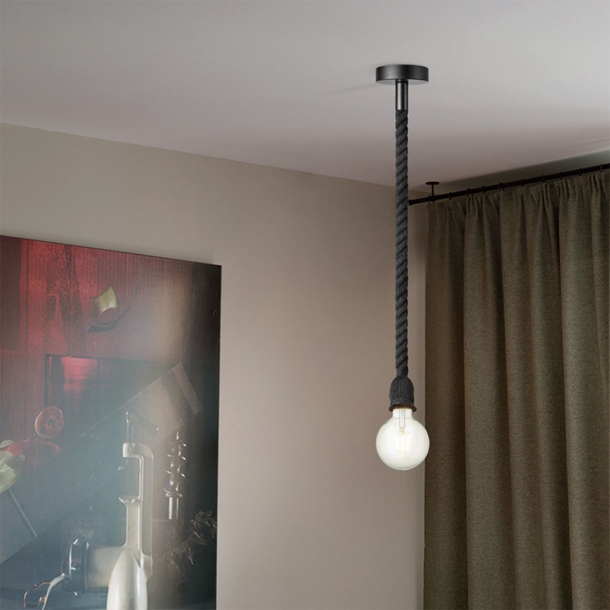 Lühter LEONARDO ROPE 1xE27/10W/230V must