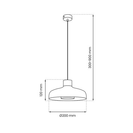 Lühter LINEA 1xGX53/12W/230V must